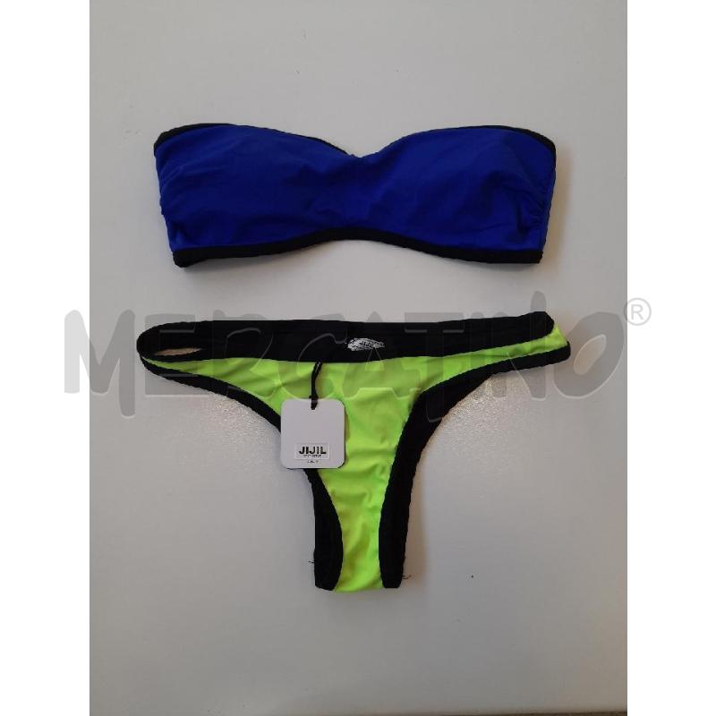COSTUME DONNA JIJIL PZ2 SOPRA GIALLO FLUO/S BLU ACCESO TGL | Mercatino dell'Usato Roma rebibbia 1