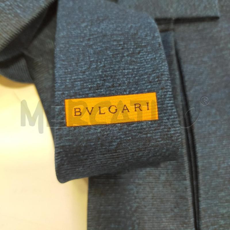 CRAVATTA BULGARI COLOR PETROLIO | Mercatino dell'Usato Roma rebibbia 4
