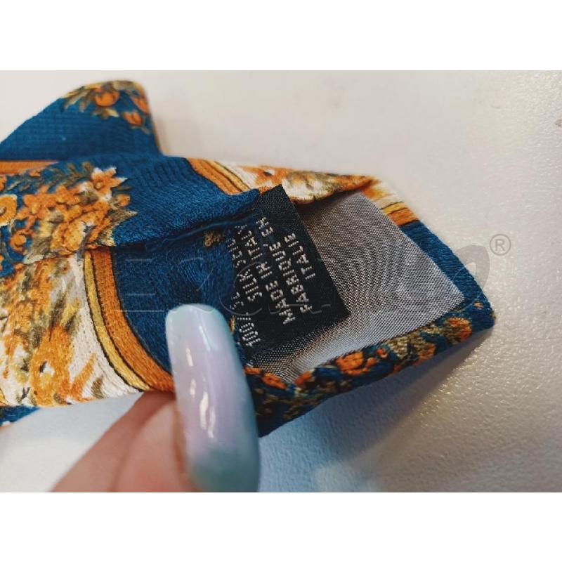 CRAVATTA KENZO FIORI OCRA/BLU  | Mercatino dell'Usato Roma rebibbia 3