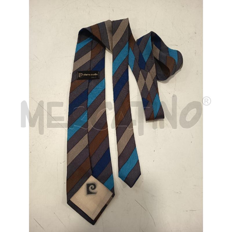 CRAVATTA PIERRE CARDIN PARIS VINTAGE RIGHE COL | Mercatino dell'Usato Roma rebibbia 2
