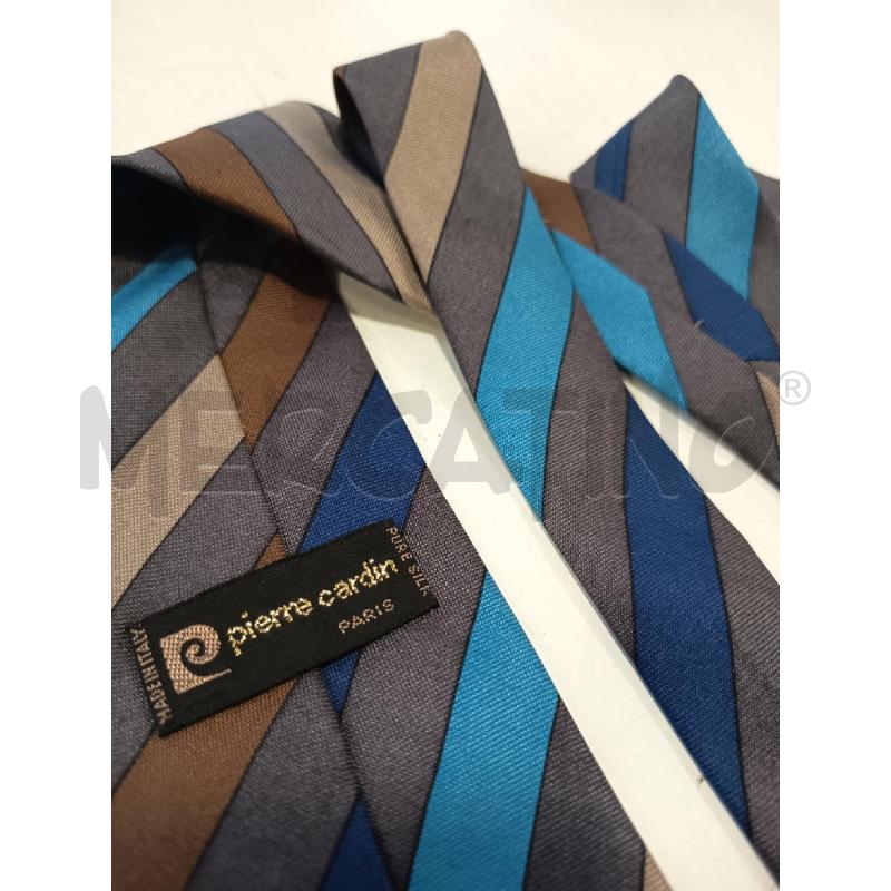 CRAVATTA PIERRE CARDIN PARIS VINTAGE RIGHE COL | Mercatino dell'Usato Roma rebibbia 3