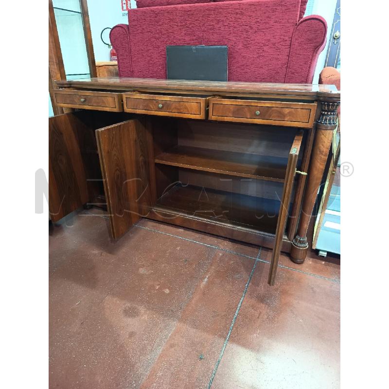 CREDENZA LEGNO INTARS.3 ANTE 3 CASS. | Mercatino dell'Usato Roma rebibbia 2