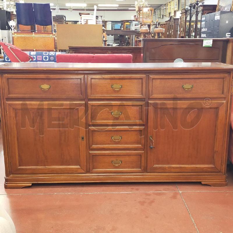 CREDENZA NOCE 2 ANTE 6 CASS. | Mercatino dell'Usato Roma rebibbia 1