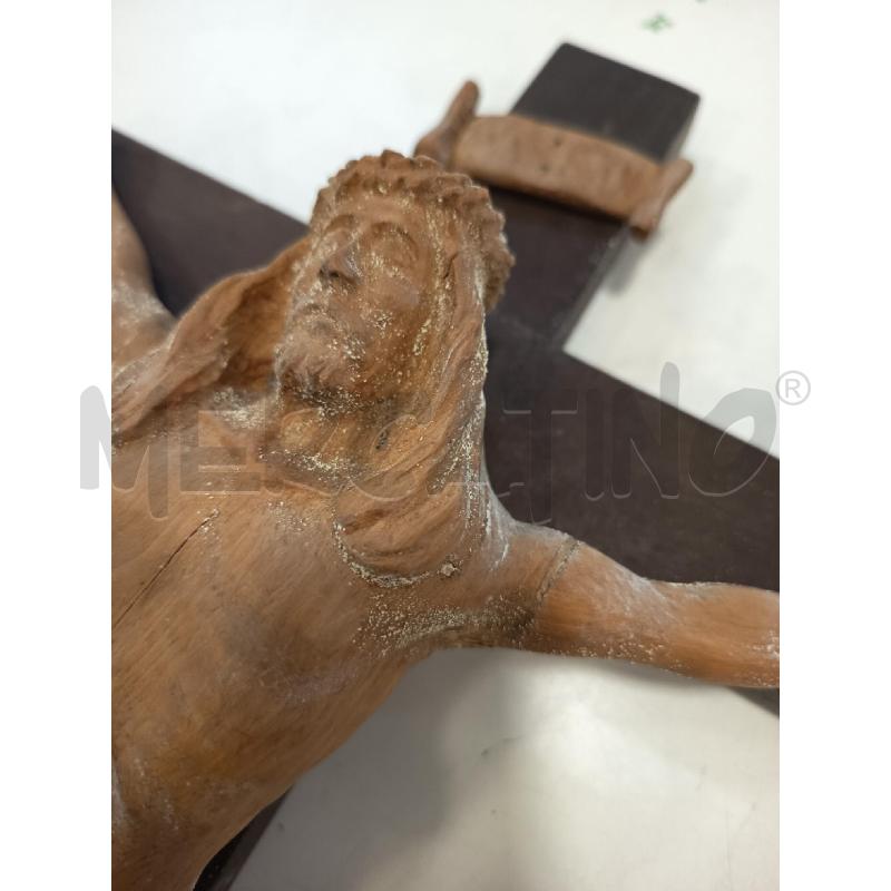 CROCIFISSO LEGNO CRISTO LEGNO | Mercatino dell'Usato Roma rebibbia 3