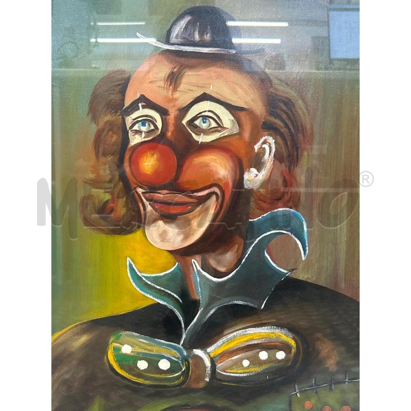 DIPINTO CLOWN FIRMA DONATI | Mercatino dell'Usato Roma rebibbia 2