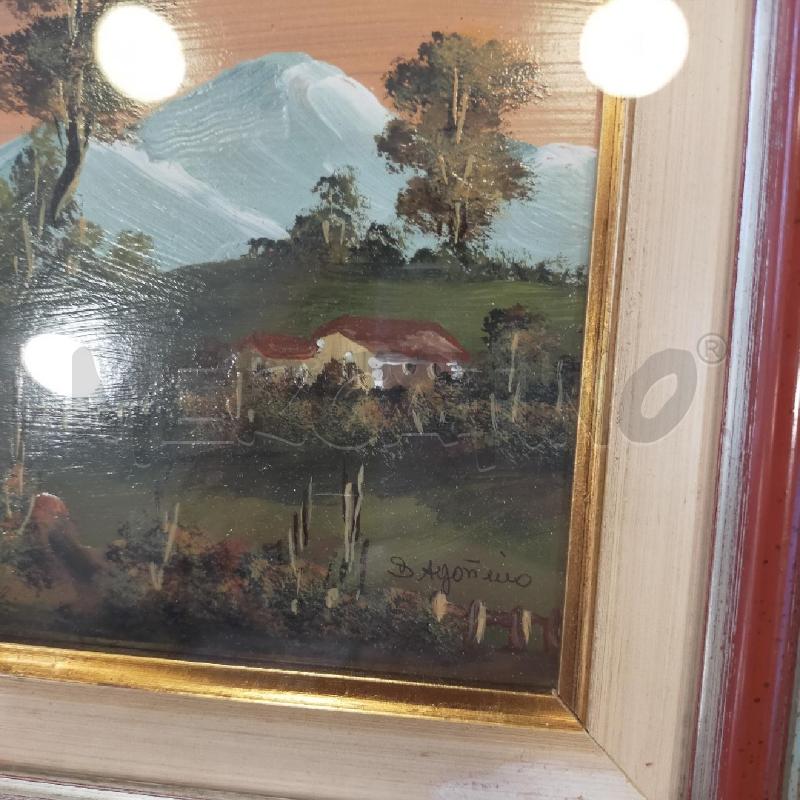 DIPINTO PICCOLO PAESAGGIO FIRMA D'AGOSTINO | Mercatino dell'Usato Roma rebibbia 2