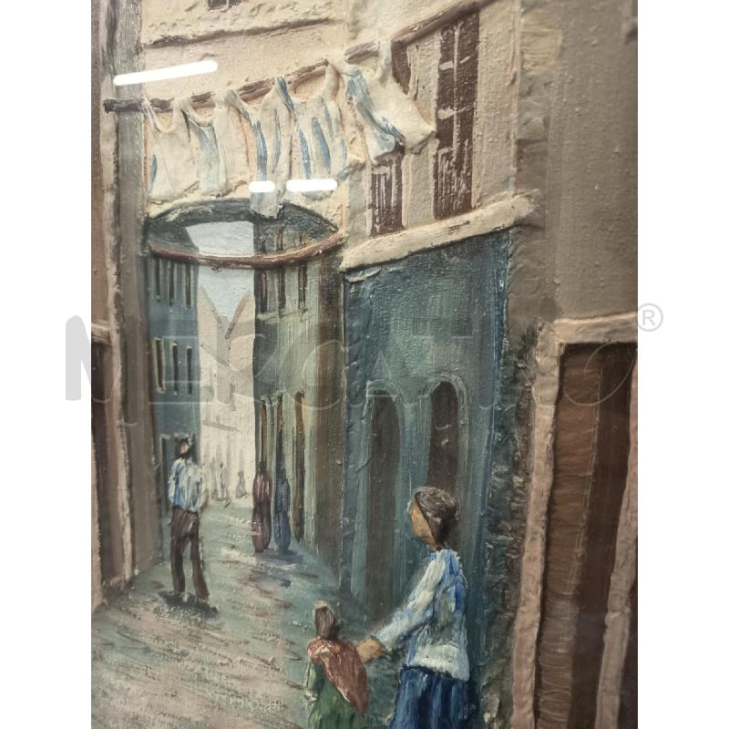 DIPINTO RILIEVO ROMA CAMPO DE FIORI | Mercatino dell'Usato Roma rebibbia 2