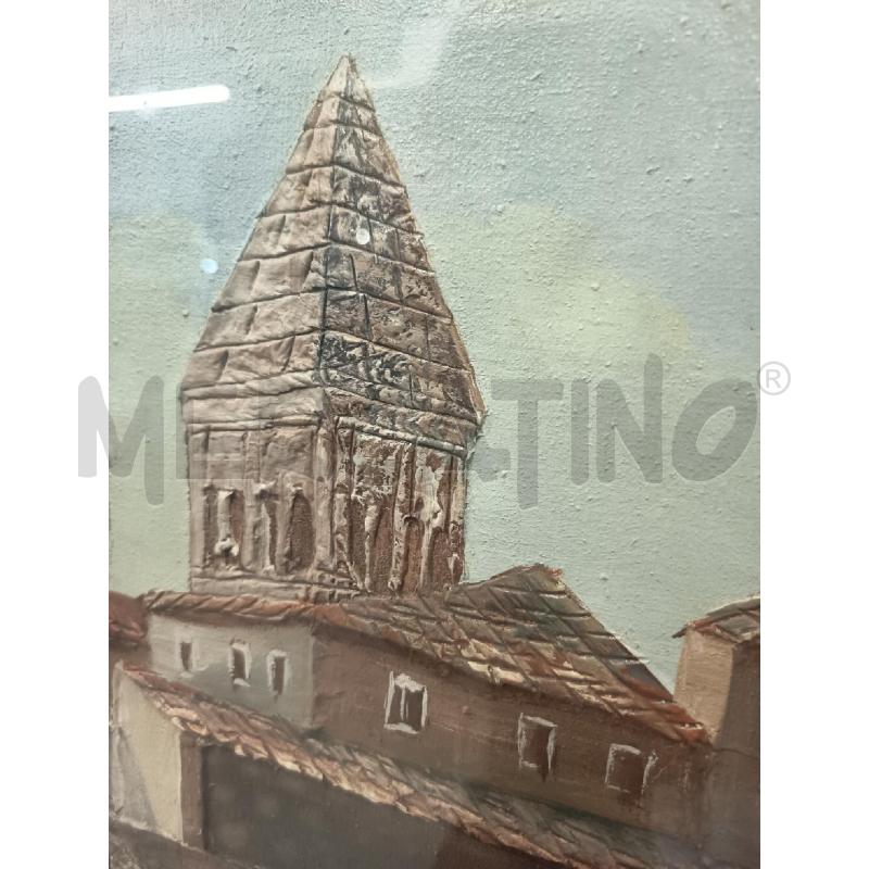 DIPINTO RILIEVO ROMA VECCHIE CASE ANGULLARA | Mercatino dell'Usato Roma rebibbia 2