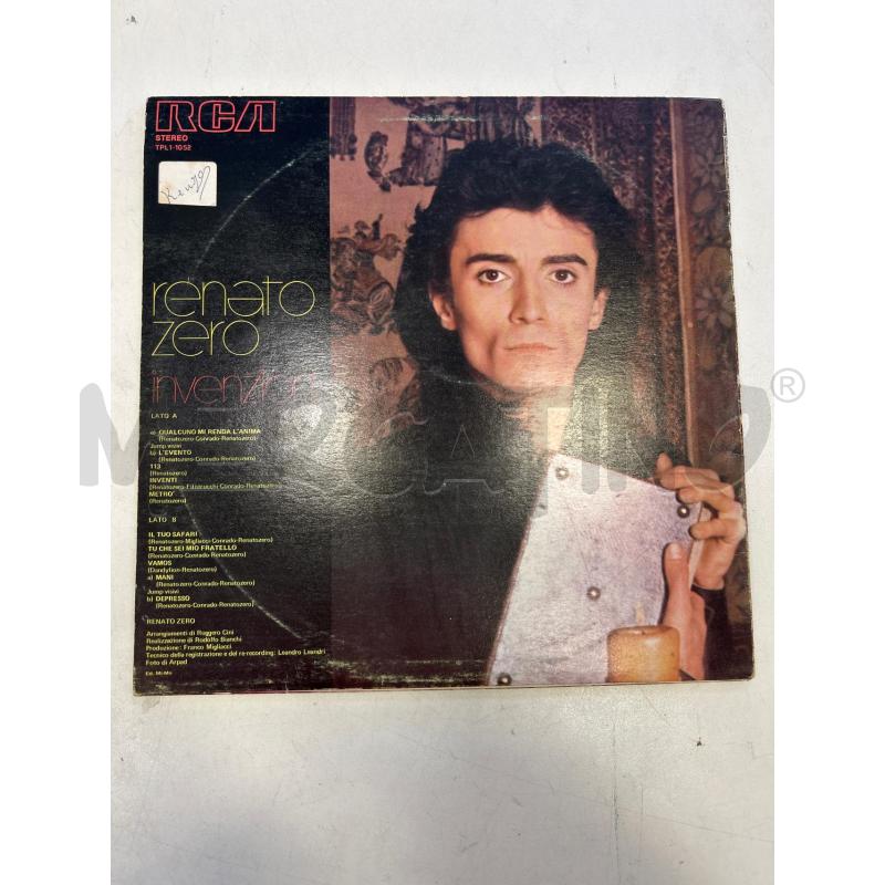 DISCO 33 GIRI RENATO ZERO INVENZIONI  | Mercatino dell'Usato Roma rebibbia 2