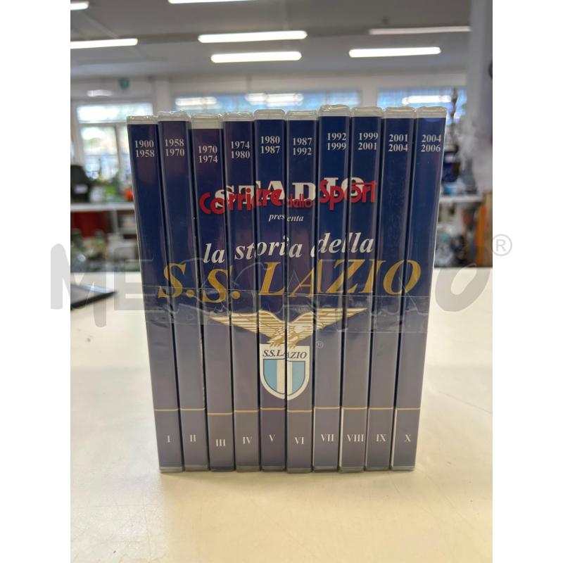 DVD LA STORIA DELLA S.S. LAZIO 10DVD | Mercatino dell'Usato Roma rebibbia 1