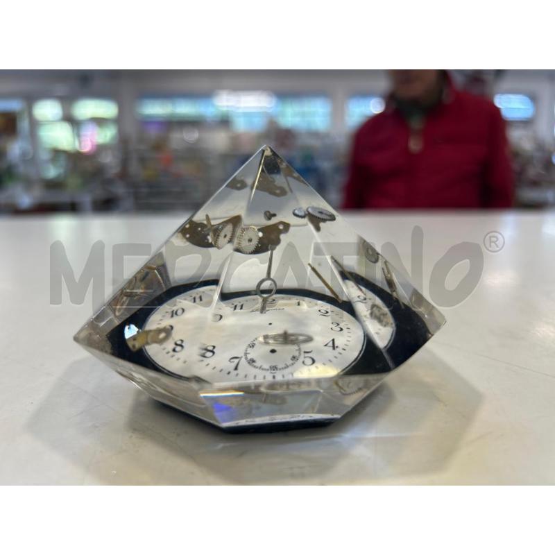 FERMA CARTE OROLOGIO SCOMPOSTO FORMA DIAMANTE | Mercatino dell'Usato Roma rebibbia 2