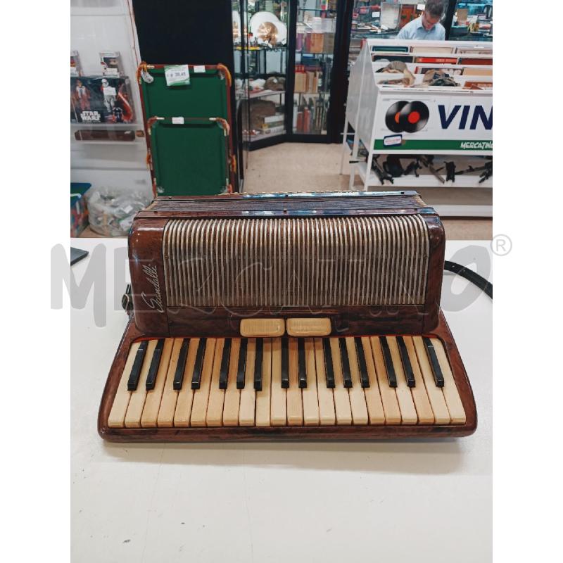 FISARMONICA SCANDALLI MARRONE LIEVI DIFETTI | Mercatino dell'Usato Roma rebibbia 1