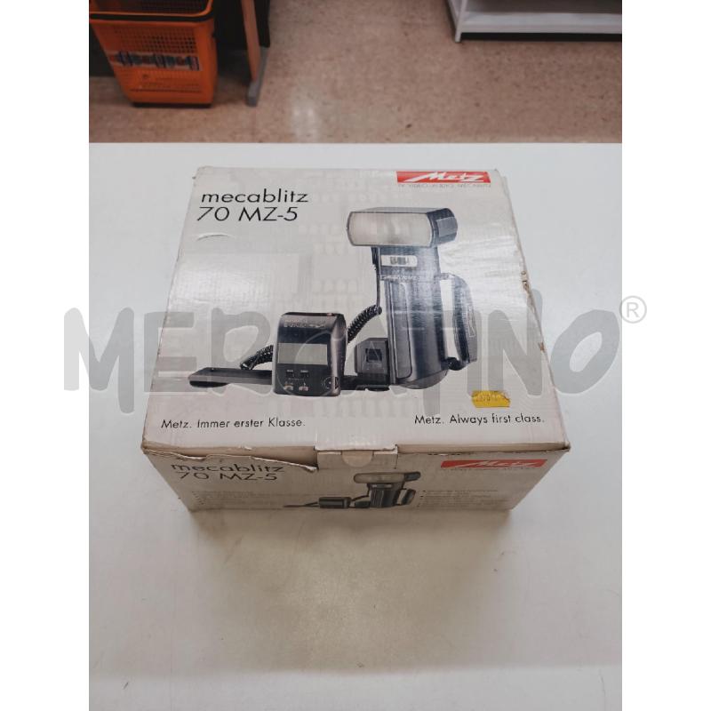 FLASH METZ MECABLITZ 70 MZ-5 | Mercatino dell'Usato Roma rebibbia 1