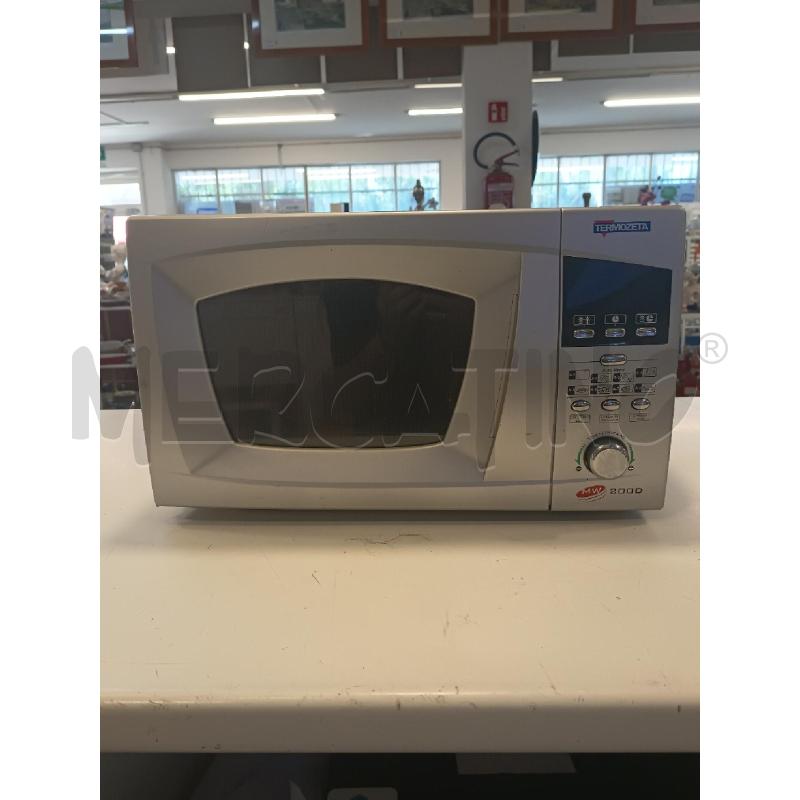 FORNO MICROONDE GRIGIO TERMOZETA+ACC | Mercatino dell'Usato Roma rebibbia 1