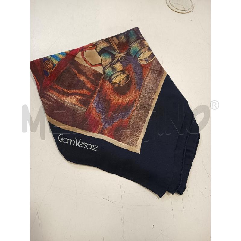 FOULARD GIANNI VERSACE STAMPA B BLU | Mercatino dell'Usato Roma rebibbia 3
