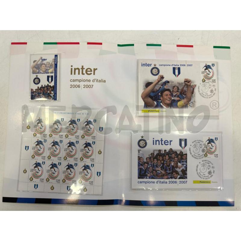 FRANCOBOLLI INTER CAMPIONE D'ITALIA 2006/2007