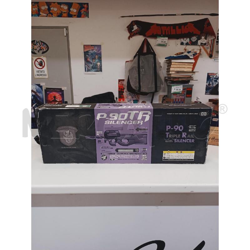 FUCILE SOFTAIR TOKYO MARUI P90 TRIPLE RAIL SILENCER AEG | Mercatino dell'Usato Roma rebibbia 1