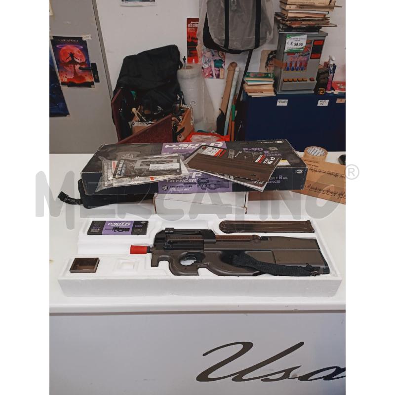 FUCILE SOFTAIR TOKYO MARUI P90 TRIPLE RAIL SILENCER AEG | Mercatino dell'Usato Roma rebibbia 2
