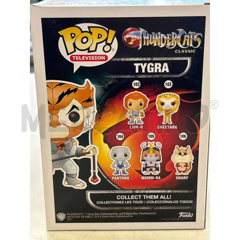 FUNKO POP TELEVISION THUNDERCATS CLASSIC TYGRA 573 | Mercatino dell'Usato Roma rebibbia 2