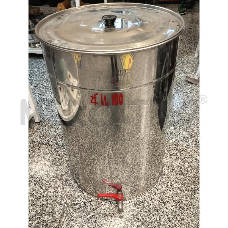FUSTO MATURATORE ACCIAIO INOX 100L | Mercatino dell'Usato Roma rebibbia 1