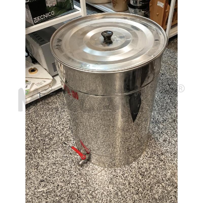 FUSTO MATURATORE ACCIAIO INOX 100L | Mercatino dell'Usato Roma rebibbia 2