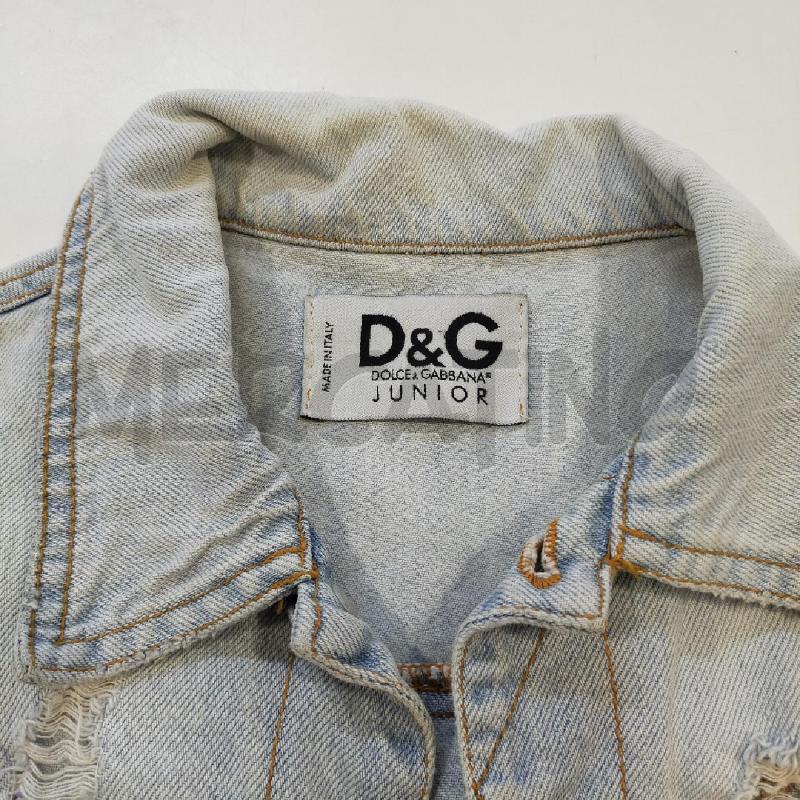GIACCA DONNA DENIM D&G JUNIOR CHIARA CUCITURE MARRONI | Mercatino dell'Usato Roma rebibbia 3