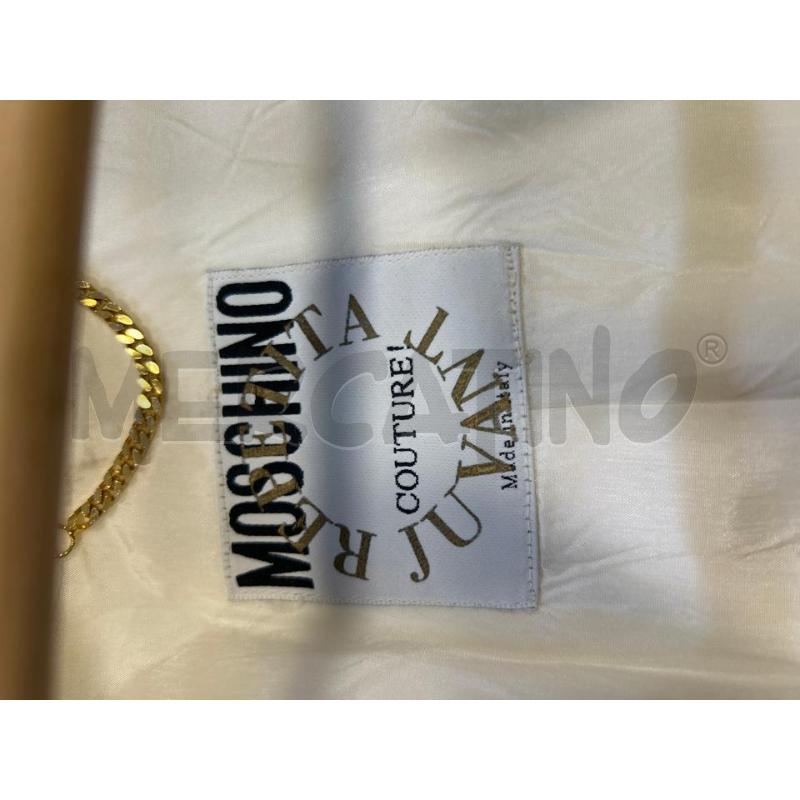 GIACCA DONNA MOSCHINO JUVANT REPETITA BEIGE  | Mercatino dell'Usato Roma rebibbia 2