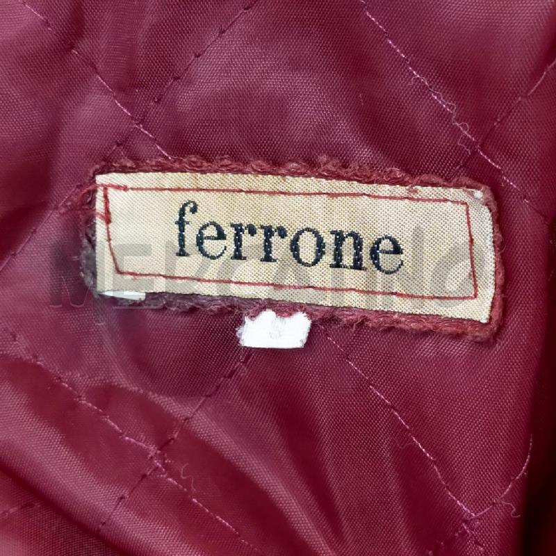 GIACCA PELLE DONNA FERRONE BORDEAUX 3BOTT TGS | Mercatino dell'Usato Roma rebibbia 4