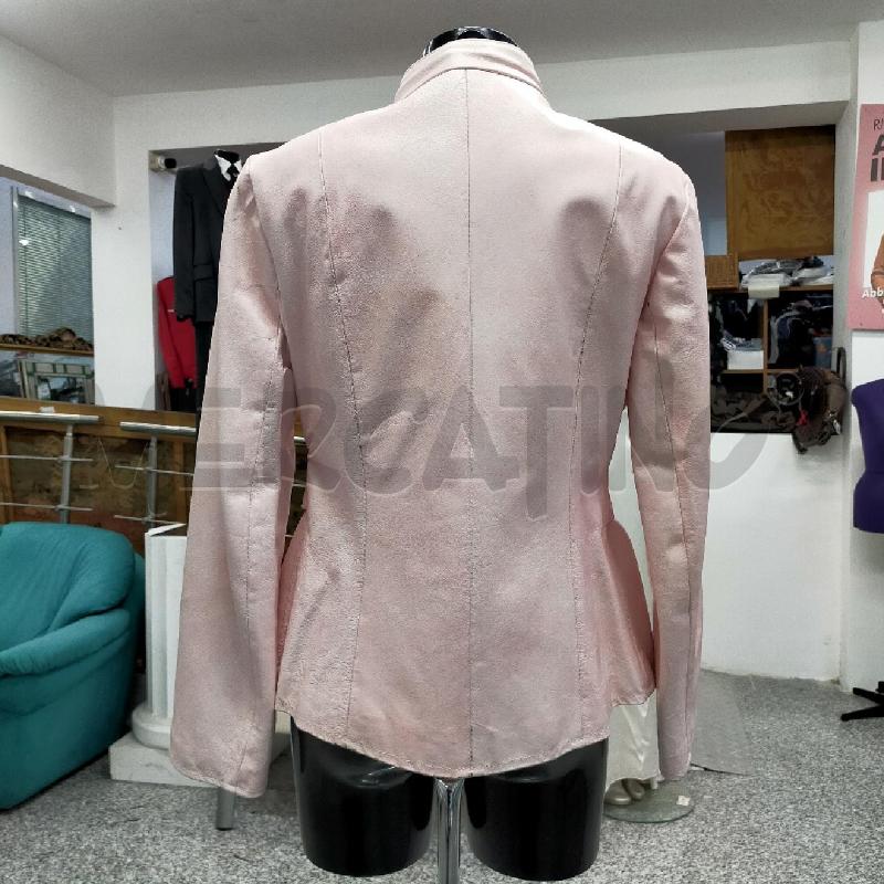 GIACCA PELLE DONNA VERA PELLE DA RIV ROSA CIPRIA+CINTURA  | Mercatino dell'Usato Roma rebibbia 2