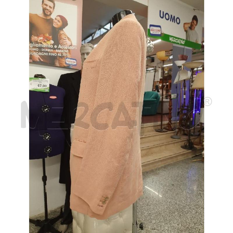 GIACCA UOMO SCOTH CLUB ROSA C TG 50 50%LINO | Mercatino dell'Usato Roma rebibbia 3