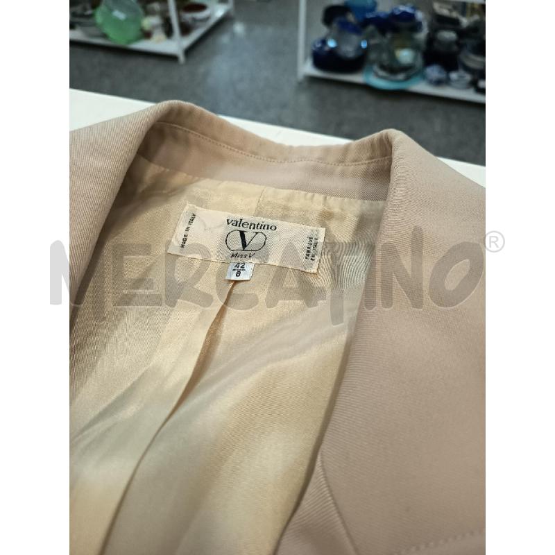 GIACCA VALENTINO VINT BEIGE 2BOTT DORATI TG42 | Mercatino dell'Usato Roma rebibbia 2