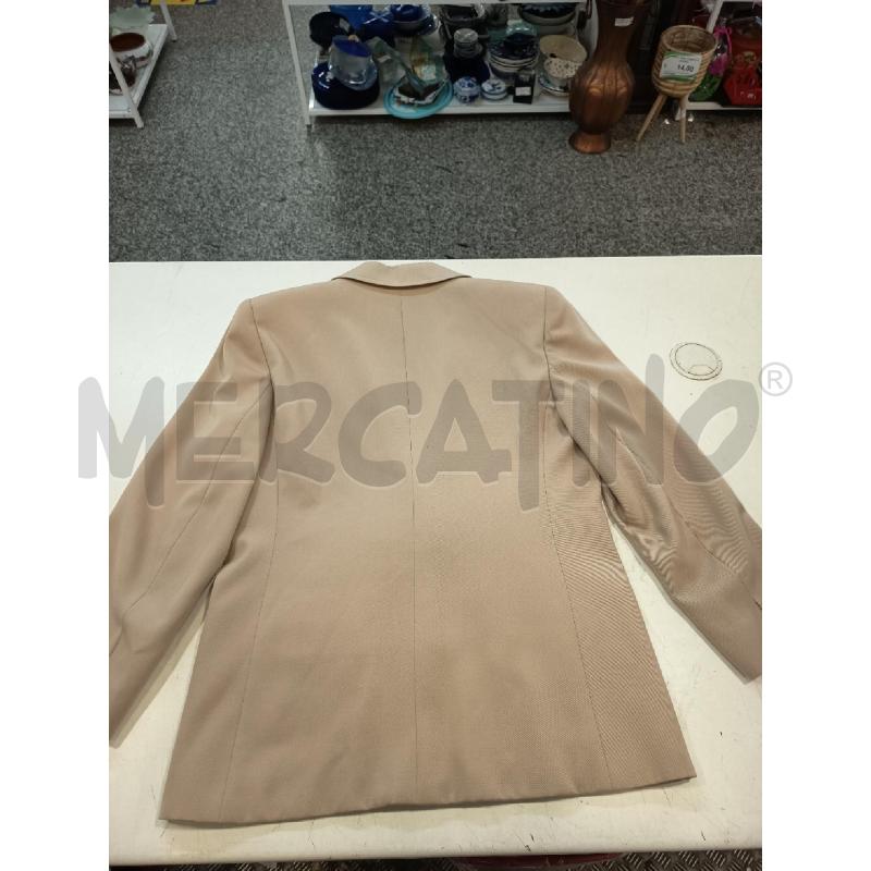 GIACCA VALENTINO VINT BEIGE 2BOTT DORATI TG42 | Mercatino dell'Usato Roma rebibbia 4