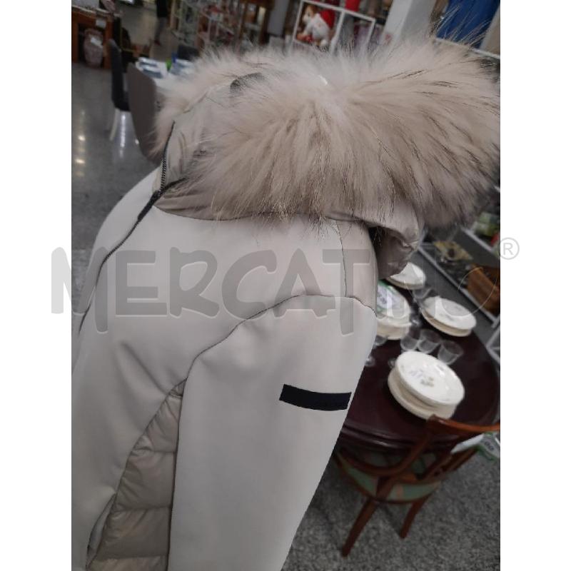 GIACCONE DONNA ROBERTO RICCI DESIGN BEIGE CAPPUCCIO PELO   | Mercatino dell'Usato Roma rebibbia 3