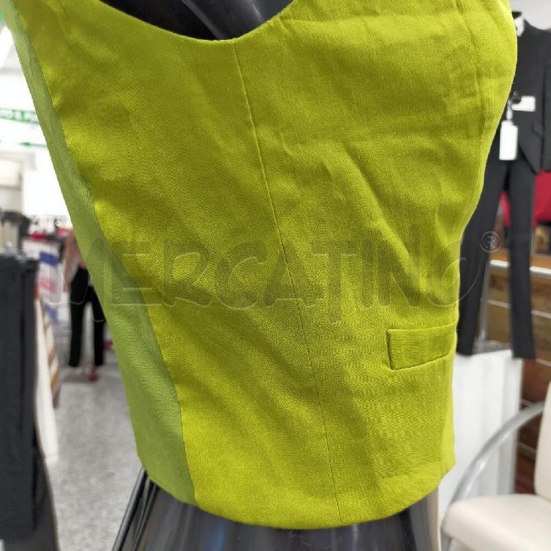 GILET DONNA PINKO VERDE ACIDO  | Mercatino dell'Usato Roma rebibbia 4