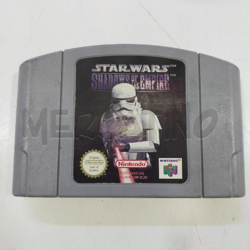 GIOCO NINTENDO 64 STAR WARS SHADOWS OF THE EMPIRE | Mercatino dell'Usato Roma rebibbia 1