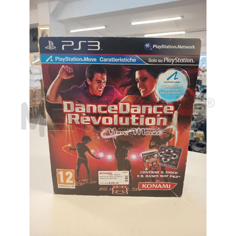 GIOCO PS3 DANCE DANCE REVOLUTION TAPPETO+GIOCO | Mercatino dell'Usato Roma rebibbia 1