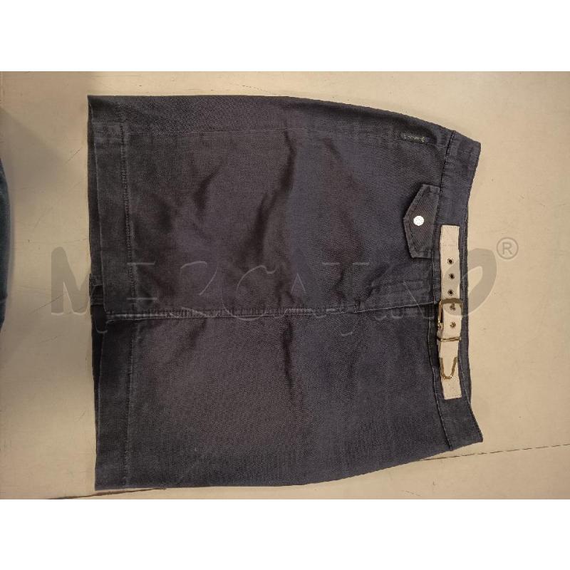 GONNA ARMANI JEANS BLU SCURO CINTA BIANCA  | Mercatino dell'Usato Roma rebibbia 1