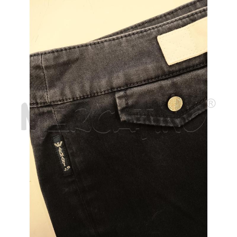 GONNA ARMANI JEANS BLU SCURO CINTA BIANCA  | Mercatino dell'Usato Roma rebibbia 2