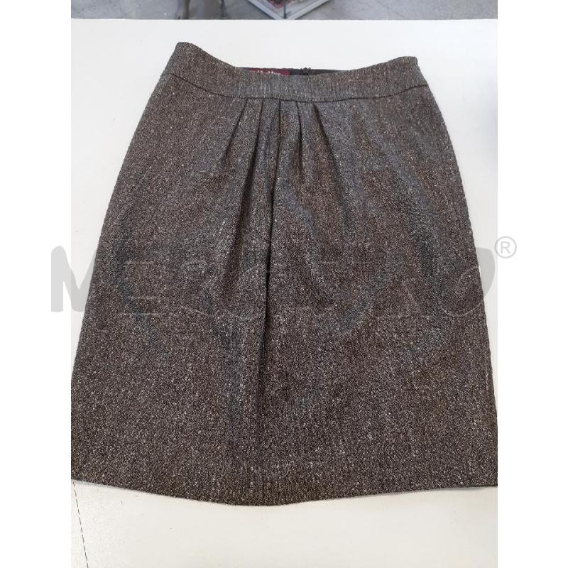 GONNA MAXMARA MARRONE PUNTINI BIANCHI | Mercatino dell'Usato Roma rebibbia 1