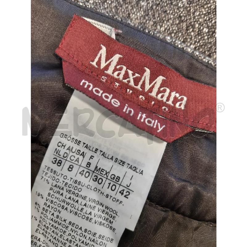 GONNA MAXMARA MARRONE PUNTINI BIANCHI | Mercatino dell'Usato Roma rebibbia 2