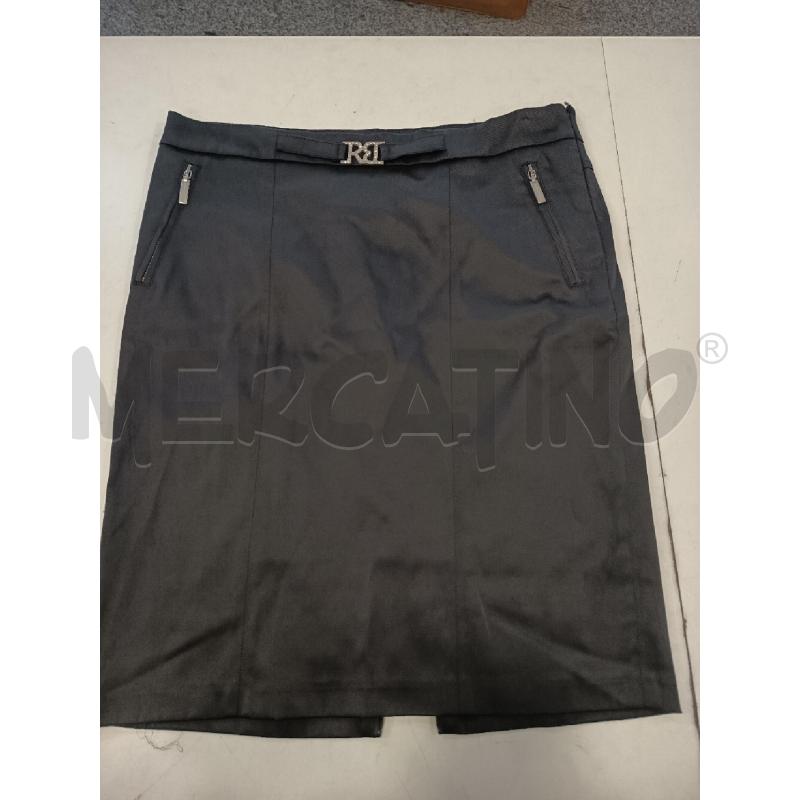 GONNA ROOCCOBAROCCO  NERA FIBBIA LOGO CROMO STRASS | Mercatino dell'Usato Roma rebibbia 1