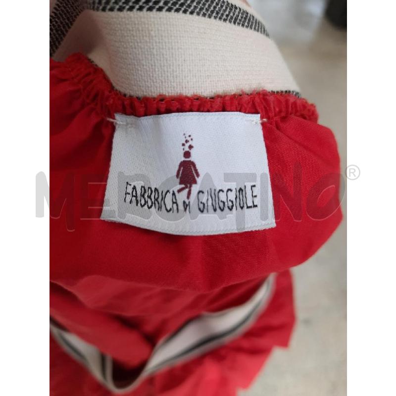 GONNA ROSSA FABBRICA GIUGGIOLE FASCIA ELASTICA BIANCA | Mercatino dell'Usato Roma rebibbia 4