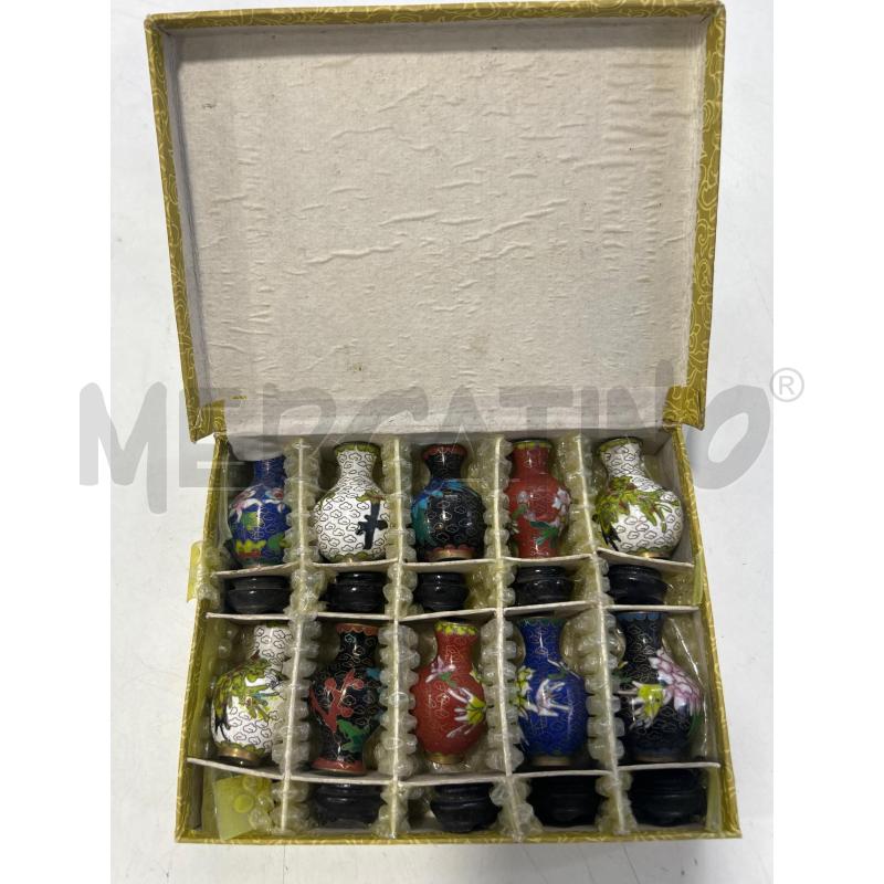 GRUPPO VASETTI CLOISONNE  | Mercatino dell'Usato Roma rebibbia 1