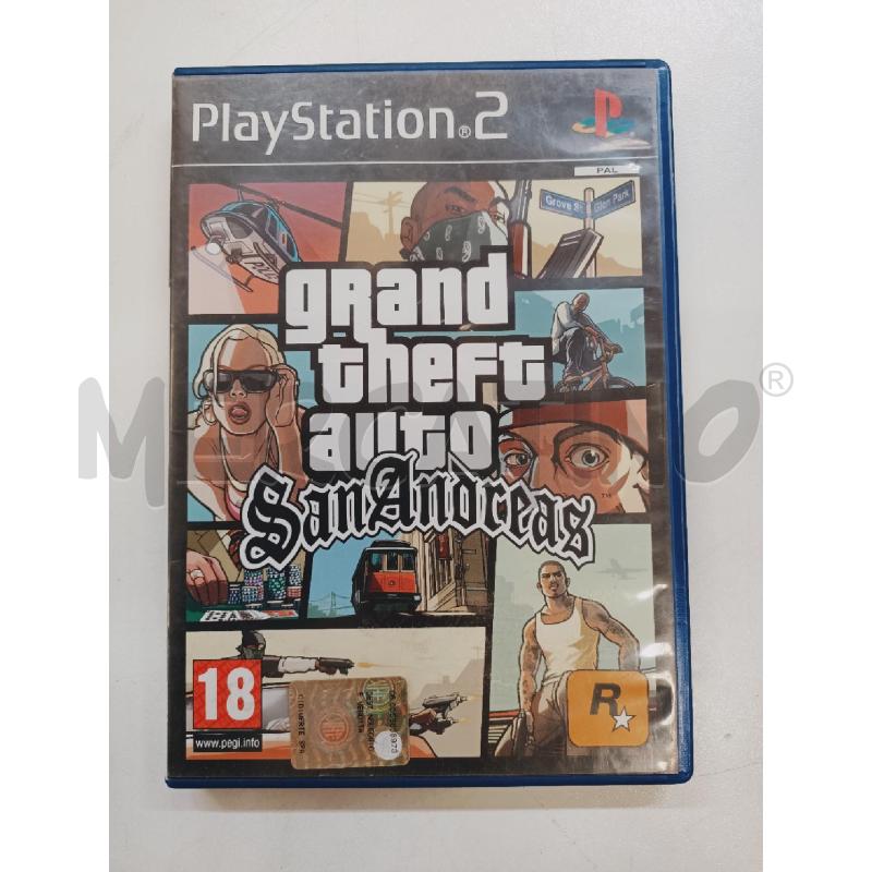 GTA SAN ANDREAS PLAYSTATION2 | Mercatino dell'Usato Roma rebibbia 1