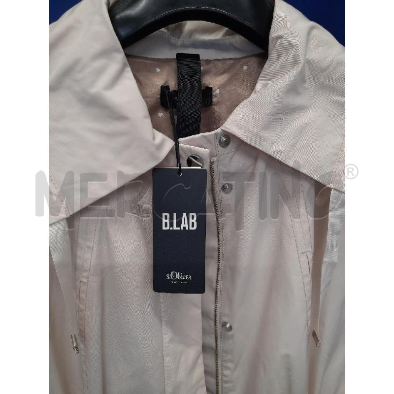 IMPERMEABILE DONNA B.LAB S.OLIVER BEIGE NUOVO | Mercatino dell'Usato Roma rebibbia 3
