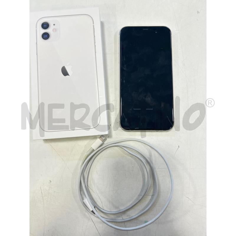 IPHONE 11 128GB BIANCO | Mercatino dell'Usato Roma rebibbia 1