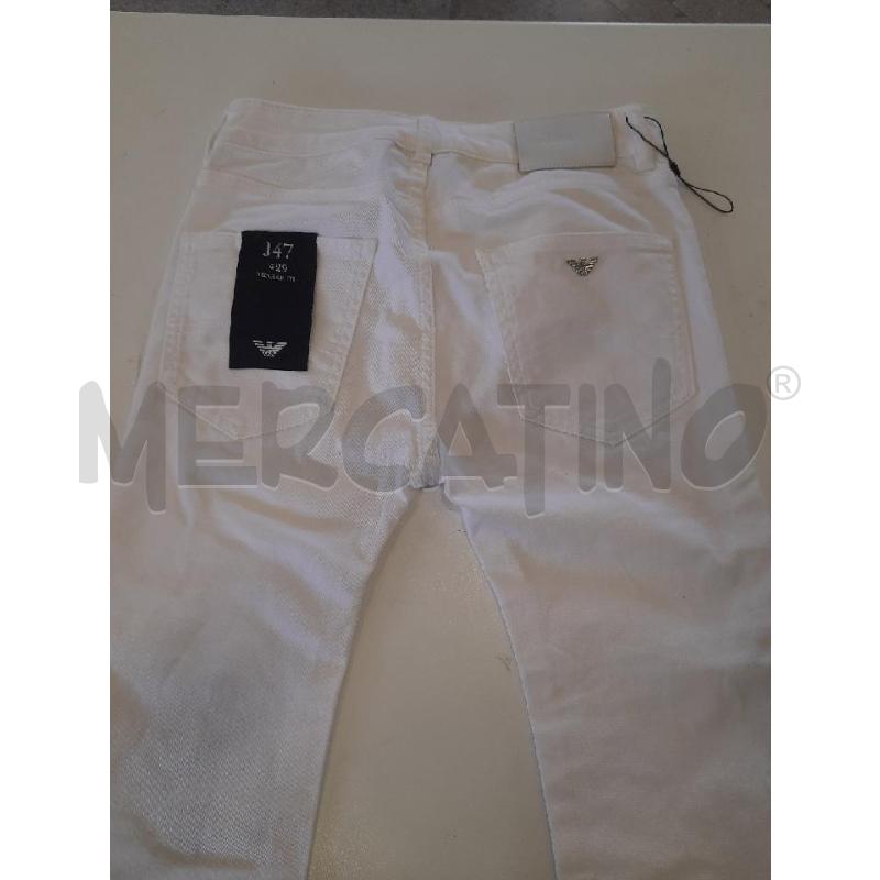 JEANS DONNA EMPORIO ARMANI BIANCO | Mercatino dell'Usato Roma rebibbia 2