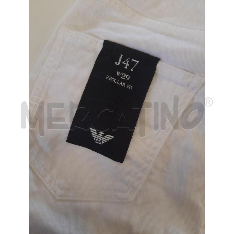 JEANS DONNA EMPORIO ARMANI BIANCO | Mercatino dell'Usato Roma rebibbia 3