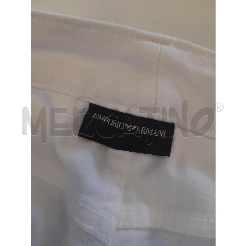 JEANS DONNA EMPORIO ARMANI BIANCO | Mercatino dell'Usato Roma rebibbia 4