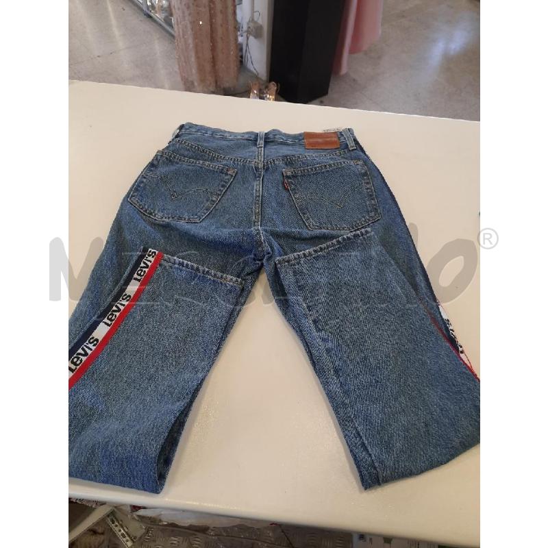 JEANS DONNA LEVIS 501 FASCE LATERALI SCRITTE  | Mercatino dell'Usato Roma rebibbia 2